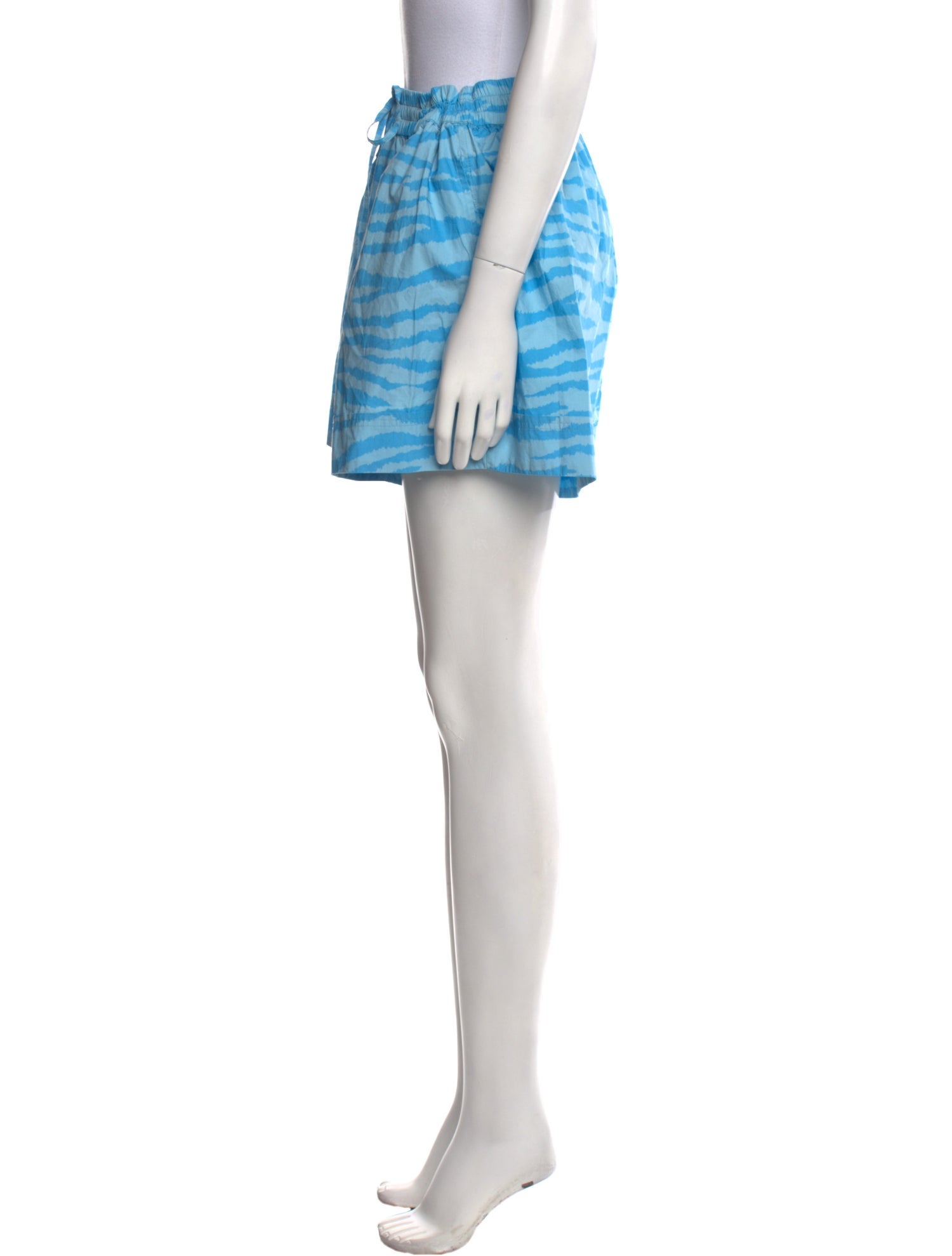 Ganni Printed Mini Shorts w/ Tags