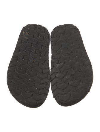 Ganni Snakeskin Animal Print Slides