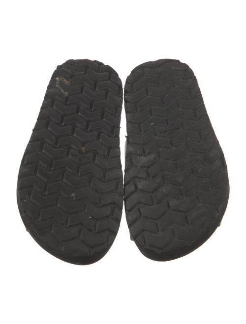 Ganni Snakeskin Animal Print Slides