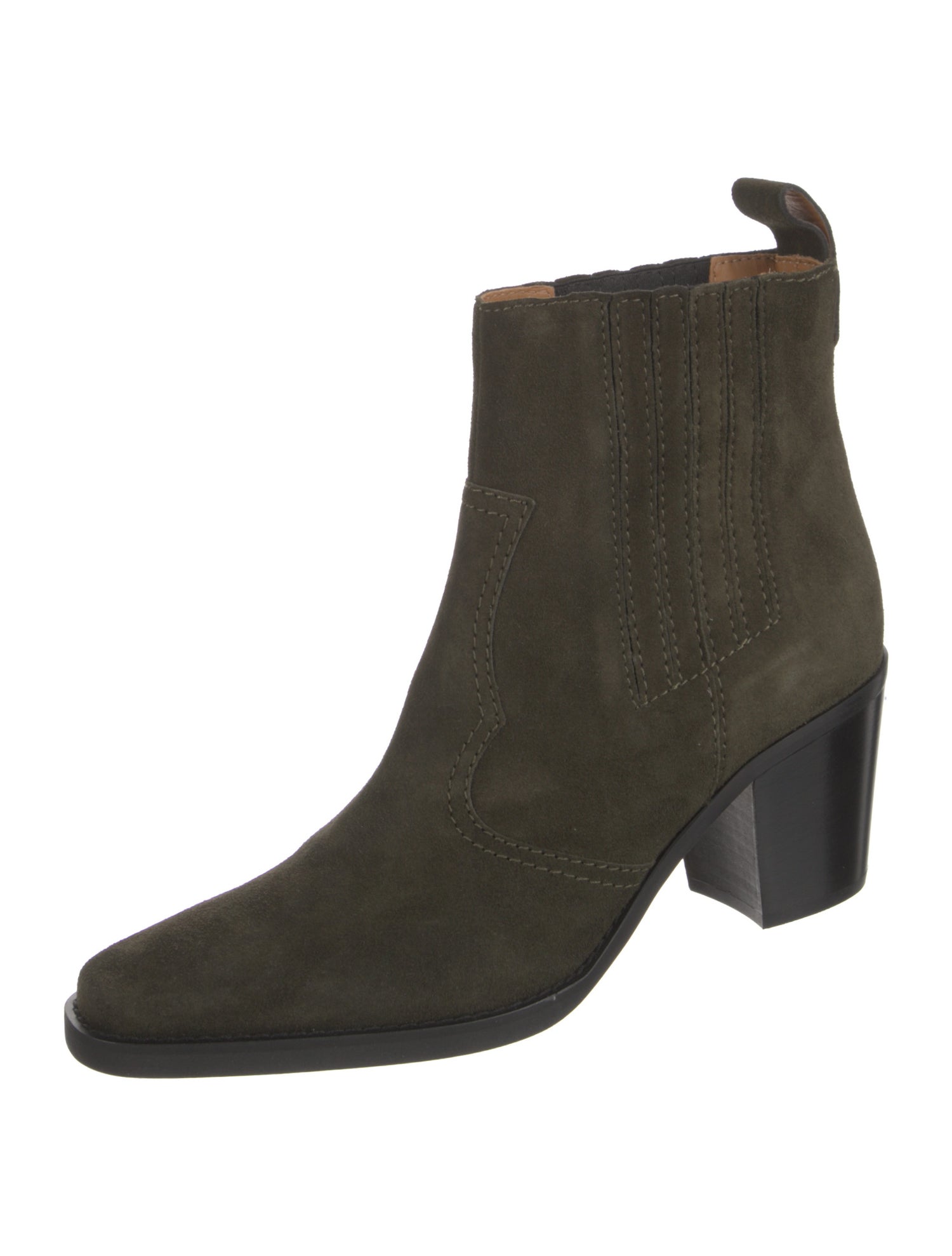 Ganni Suede Chelsea Boots