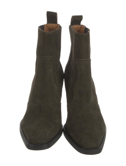 Ganni Suede Chelsea Boots
