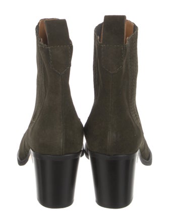 Ganni Suede Chelsea Boots