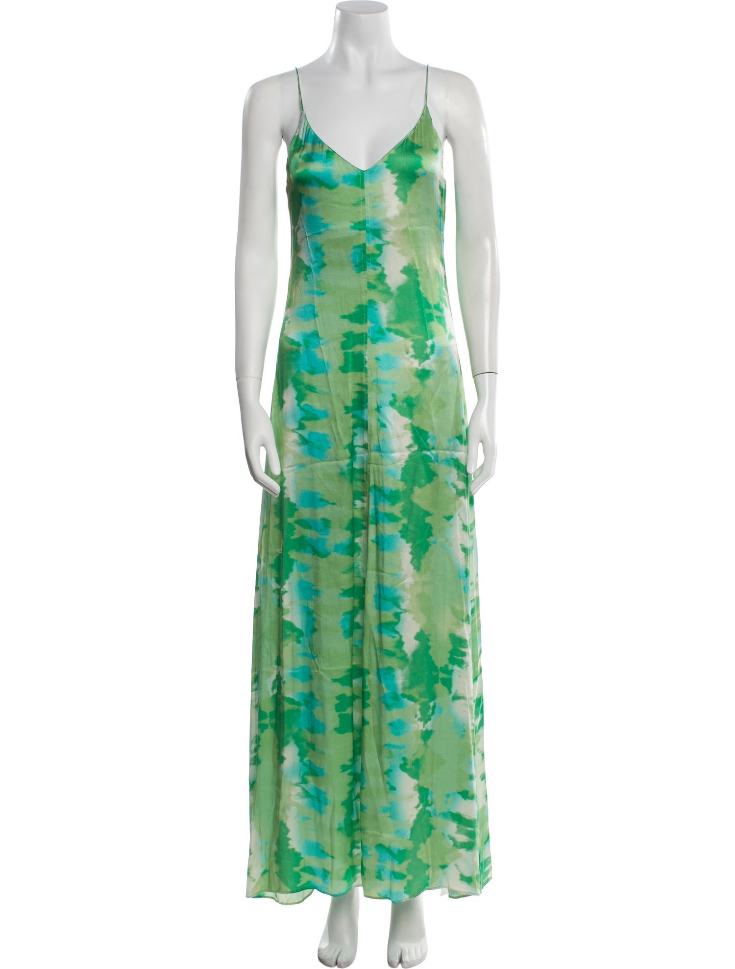 Ganni Silk Long Dress