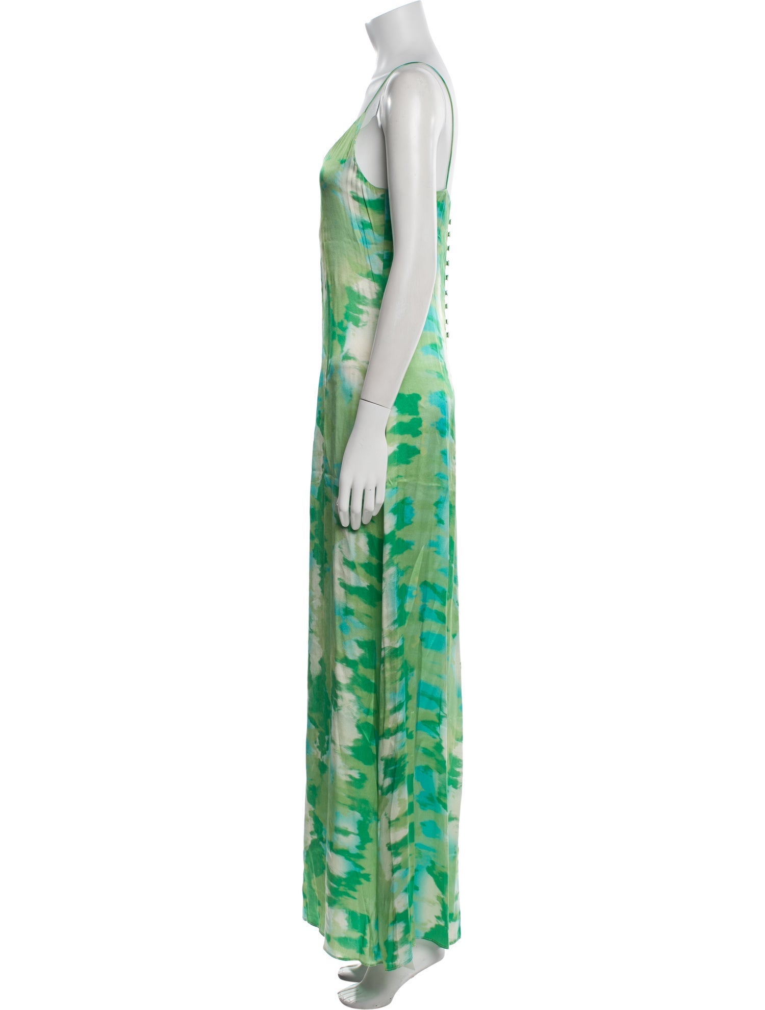 Ganni Silk Long Dress