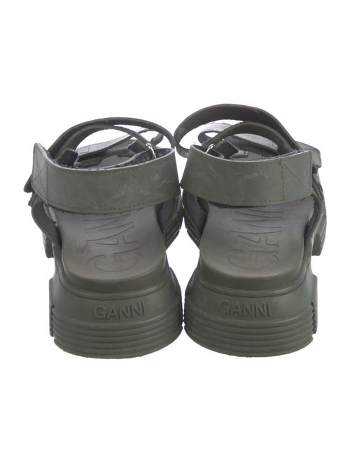 Ganni Rubber Slingback Sandals