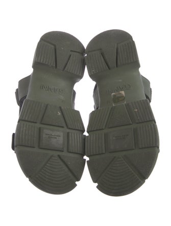 Ganni Rubber Slingback Sandals
