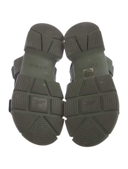 Ganni Rubber Slingback Sandals