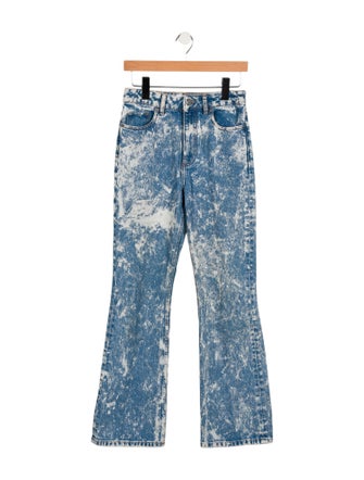 Ganni Mid-Rise Wide Leg Jeans