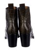 Ganni Leather Western Boots
