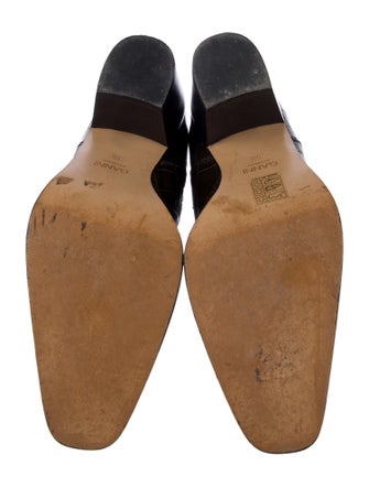 Ganni Leather Western Boots