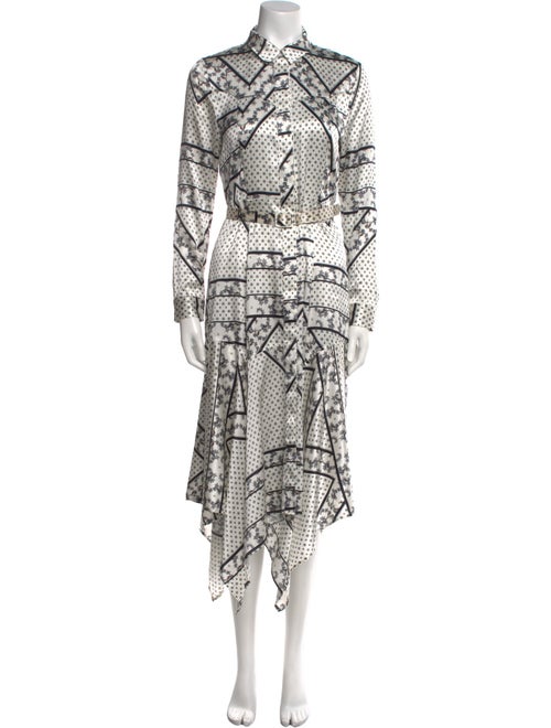 Ganni Silk Midi Length Dress