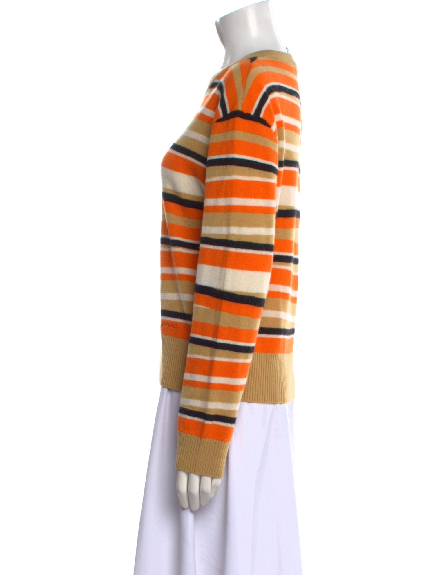 Ganni Cashmere Striped Sweater
