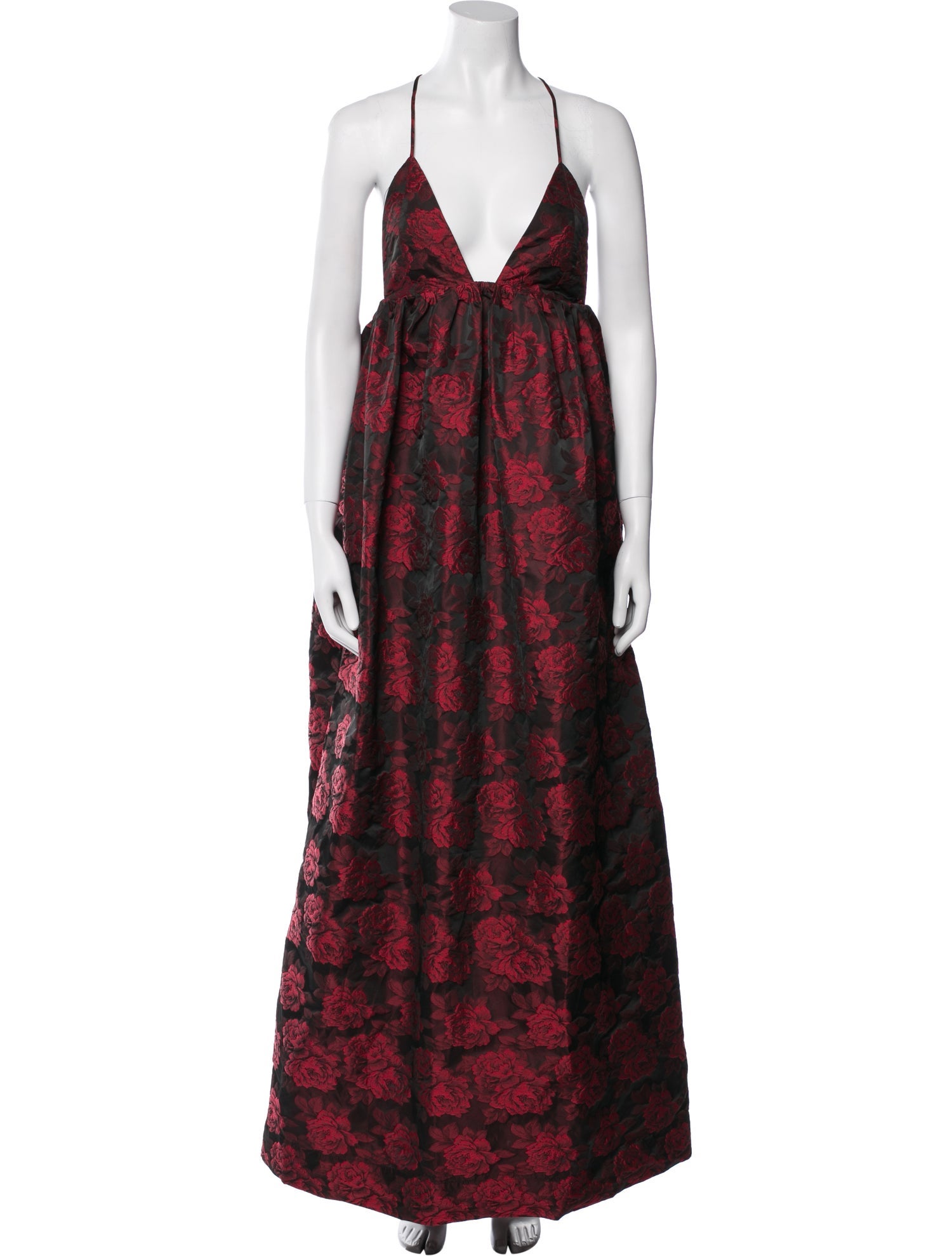 Ganni Floral Print Long Dress