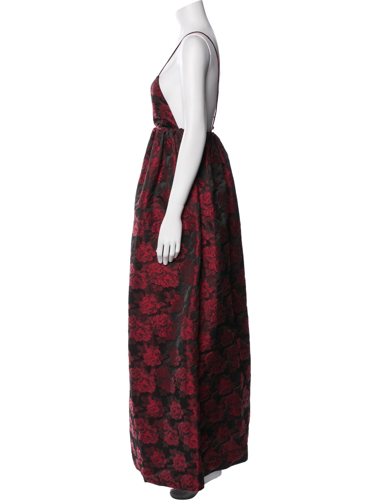 Ganni Floral Print Long Dress