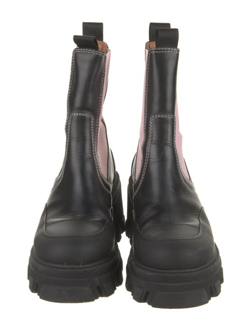 Ganni Leather Chelsea Boots
