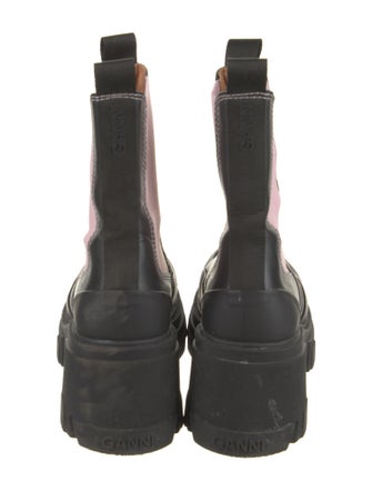 Ganni Leather Chelsea Boots