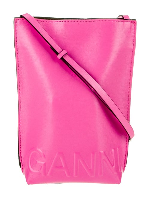 Ganni Leather Bucket Bag