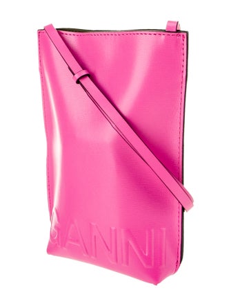 Ganni Leather Bucket Bag