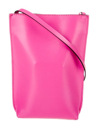 Ganni Leather Bucket Bag