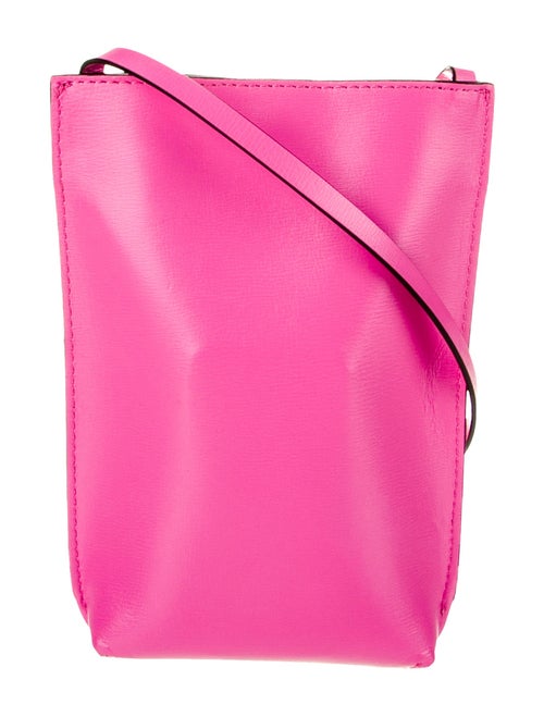 Ganni Leather Bucket Bag