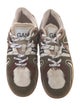 Ganni Suede Printed Sneakers