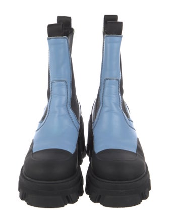 Ganni Leather Chelsea Boots