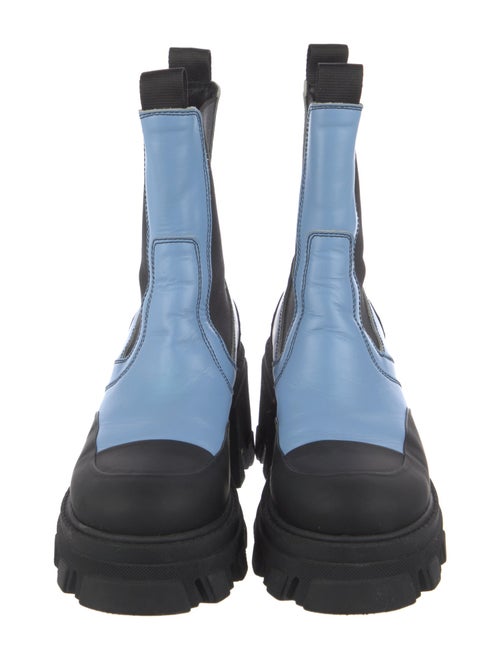 Ganni Leather Chelsea Boots