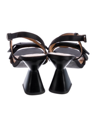 Ganni Leather Slingback Sandals