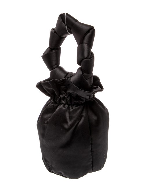 Ganni Satin Top Handle Bag