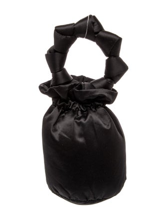 Ganni Satin Top Handle Bag