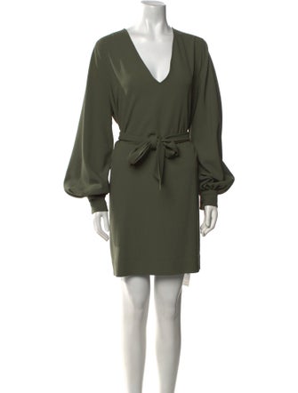 Ganni V-Neck Mini Dress