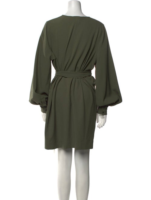 Ganni V-Neck Mini Dress