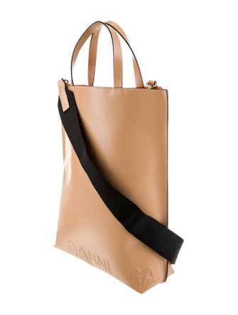 Ganni Leather Bucket Bag