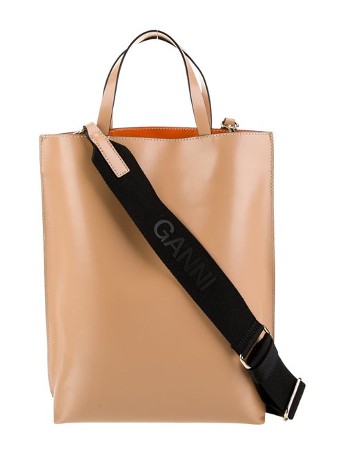 Ganni Leather Bucket Bag