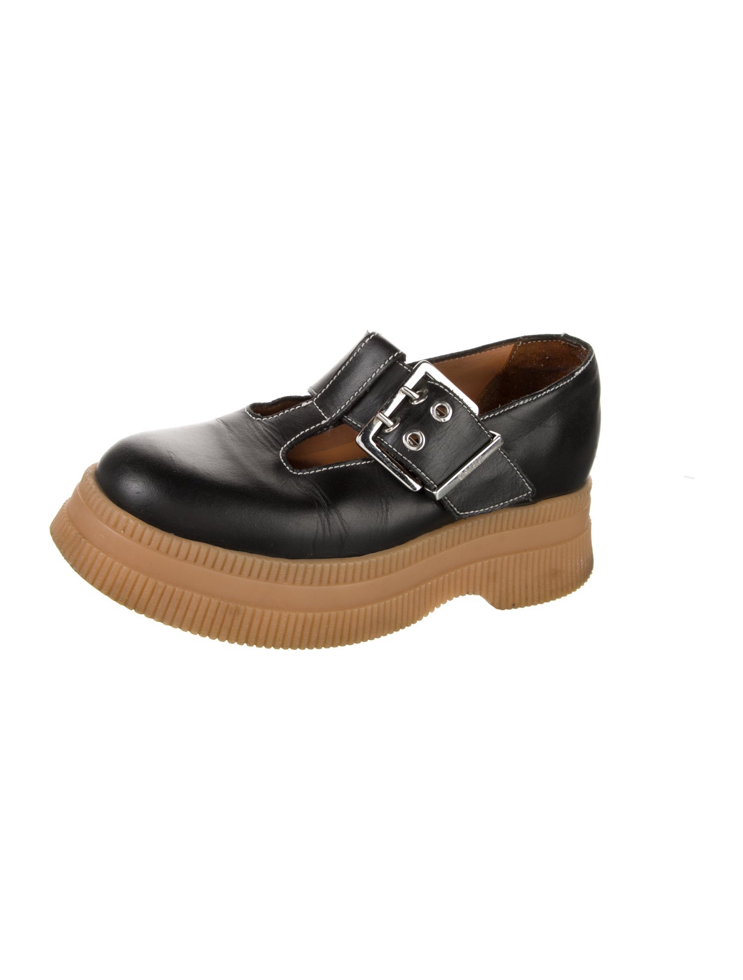 Ganni Leather Oxfords