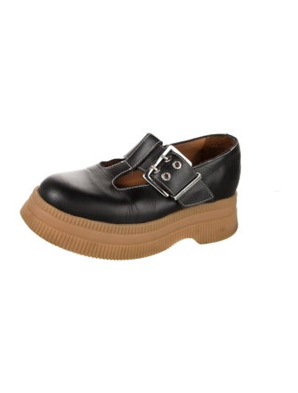 Ganni Leather Oxfords