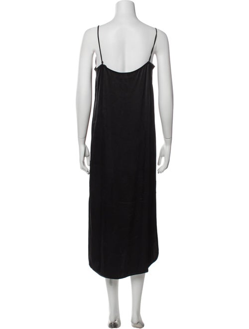 Ganni V-Neck Midi Length Dress