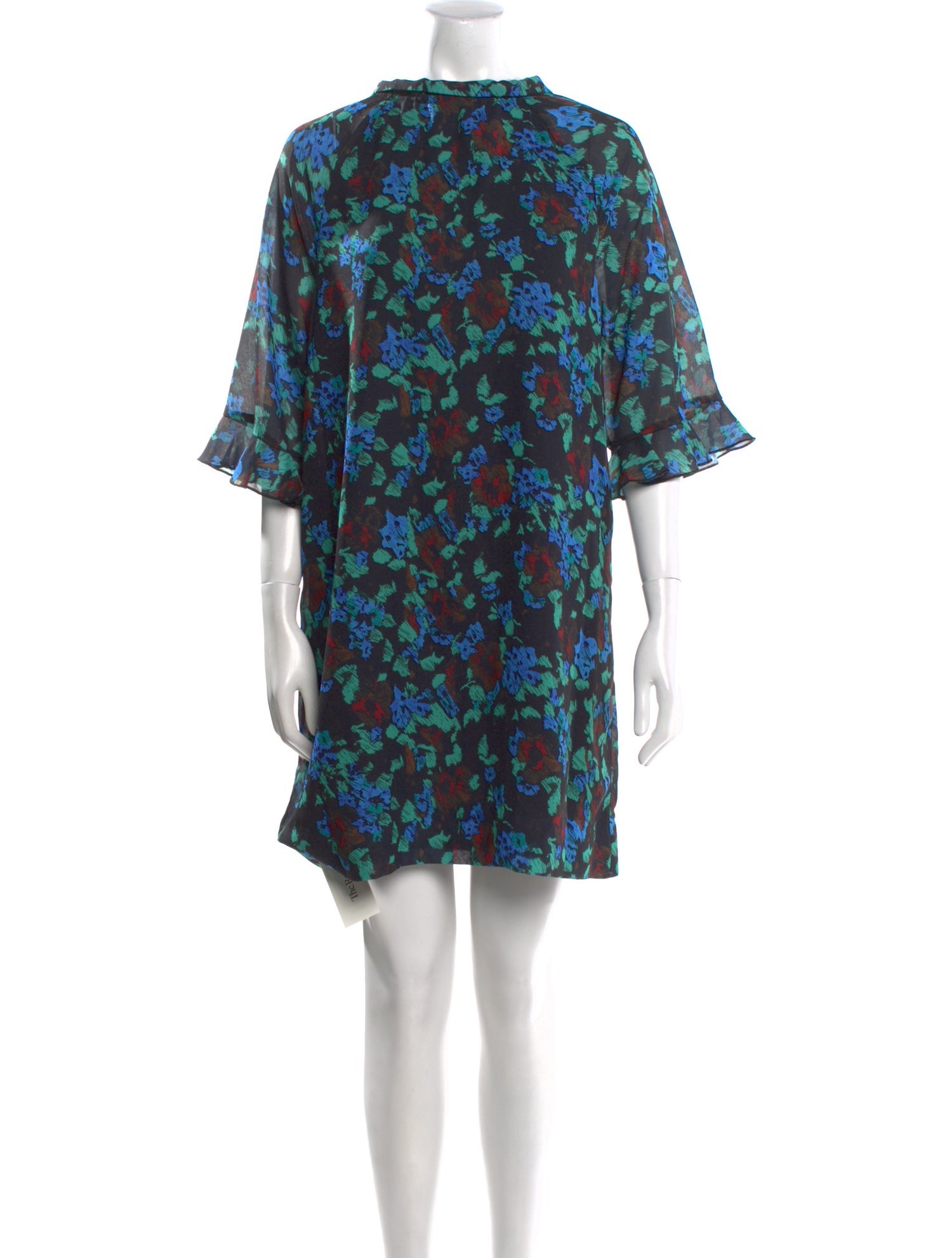 Ganni Printed Mini Dress w/ Tags