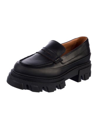Ganni Leather Loafers
