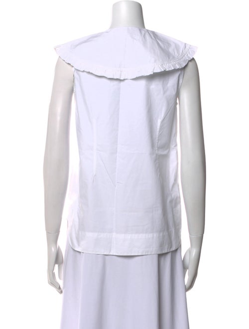 Ganni Sleeveless Button-Up Top