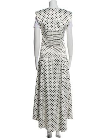 Ganni Polka Dot Print Skirt Set