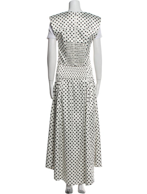 Ganni Polka Dot Print Skirt Set