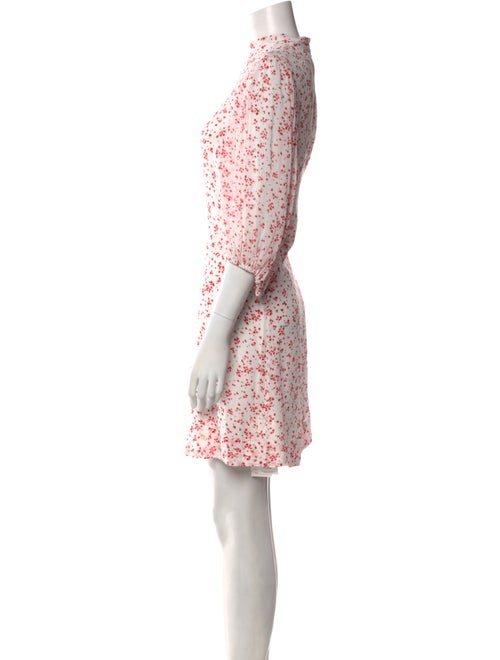 Ganni Floral Print Mini Dress