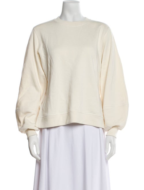 Ganni Crew Neck Long Sleeve Sweatshirt
