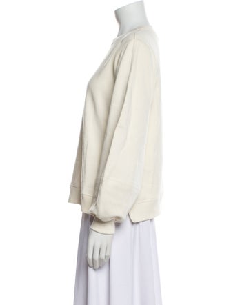 Ganni Crew Neck Long Sleeve Sweatshirt