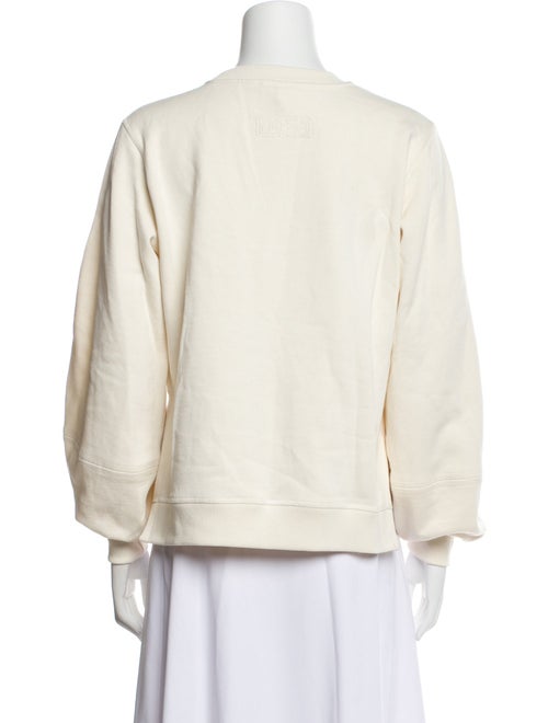 Ganni Crew Neck Long Sleeve Sweatshirt