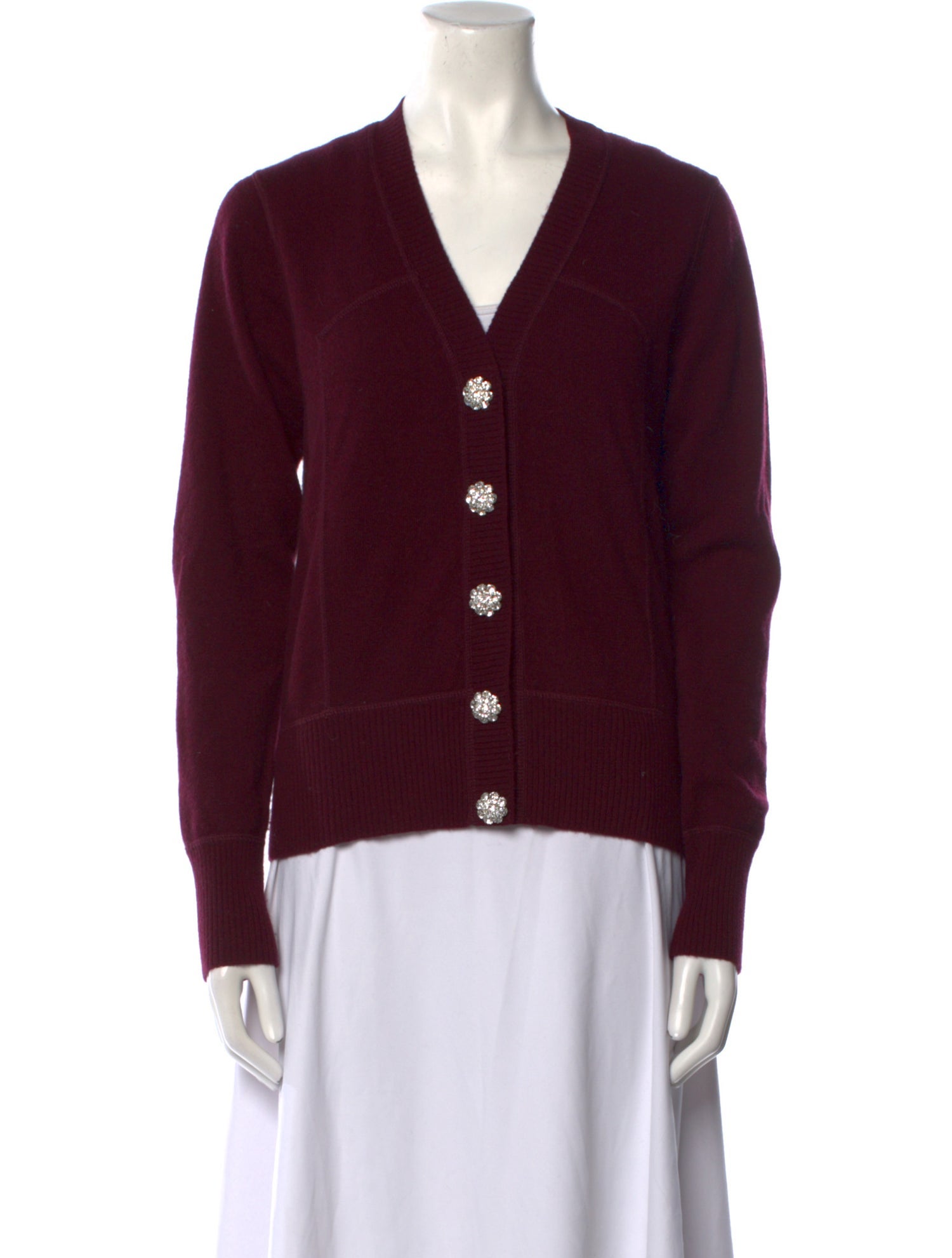 Ganni Cashmere V-Neck Sweater