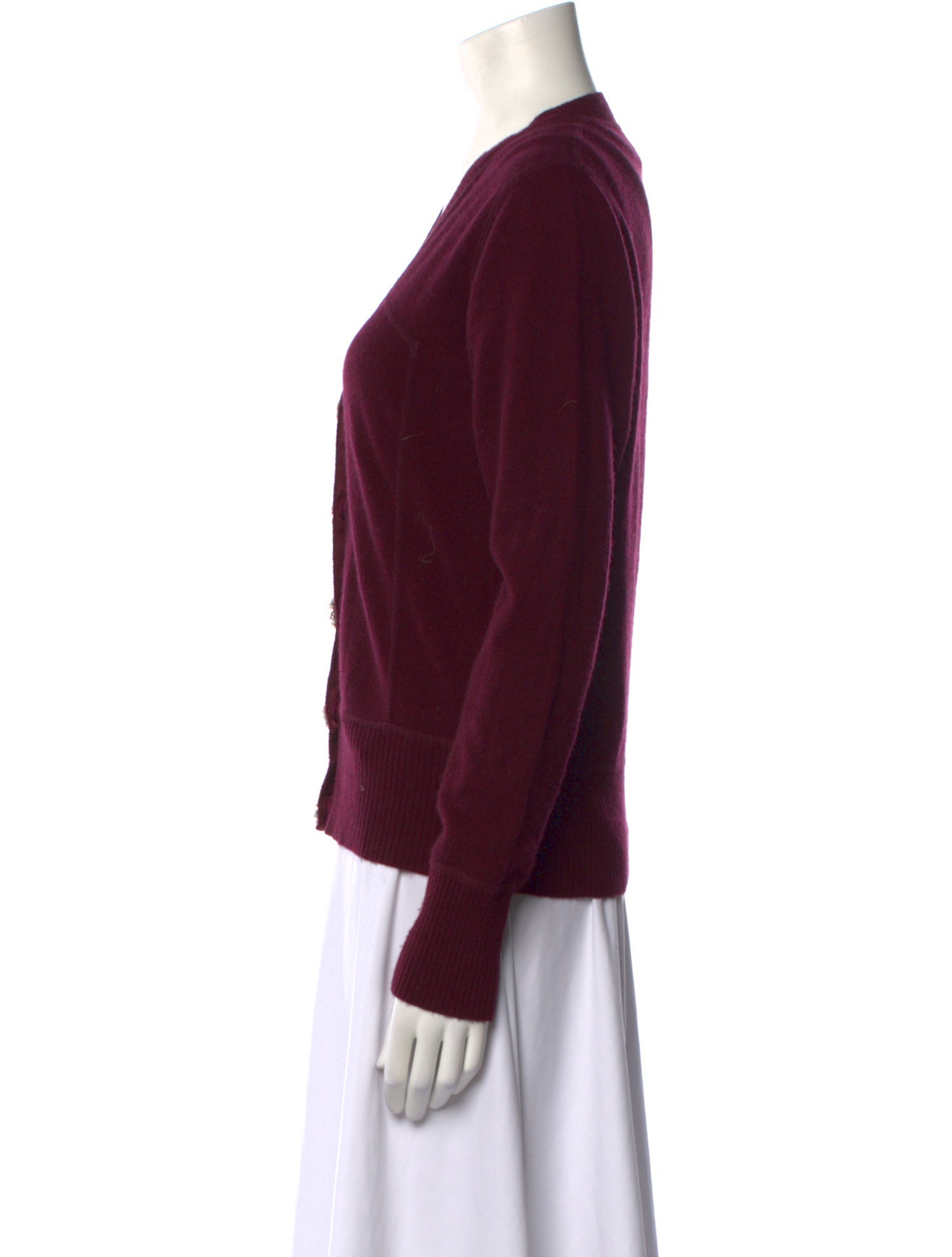 Ganni Cashmere V-Neck Sweater