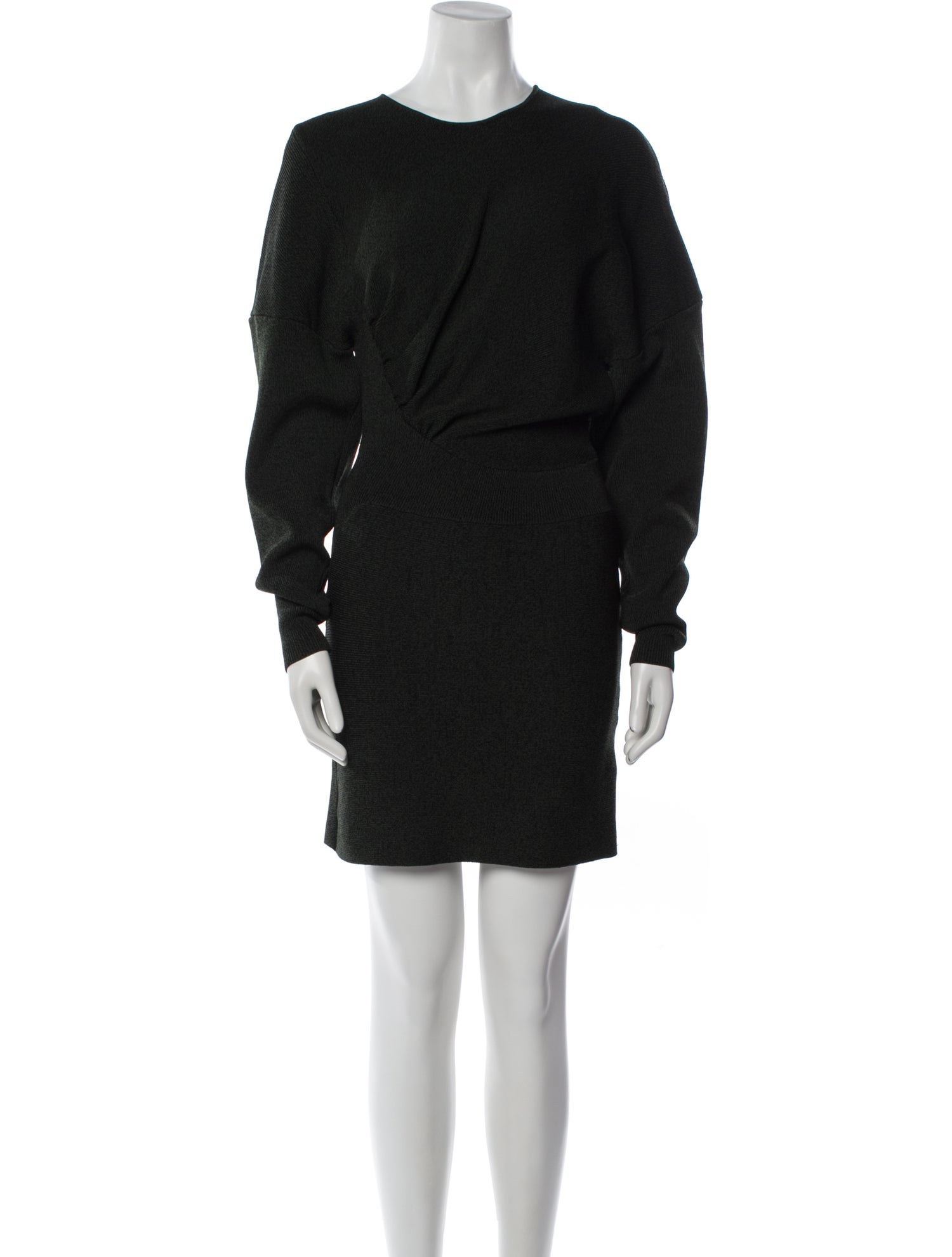 Ganni Crew Neck Mini Dress