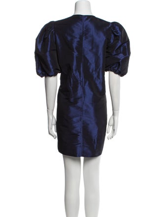 Ganni Crew Neck Mini Dress